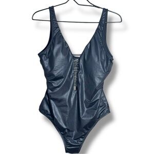 Elegant Black One-Piece Swimsuit